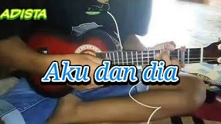 dua cinta terbagi antara aku dan dia ukulele