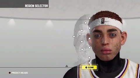 NBA 2K19- CHEESY FACE SCAN