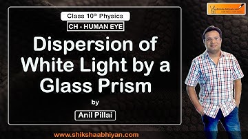 Dispersion of white light by a glass Prism