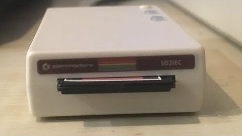 Commodore 64 SD2IEC how to load games from SD Card
