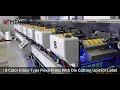 8-Color Inline Type Flexo Printing Press With Die-Cutting Unit for Gold Foil Shampoo Stickers Label