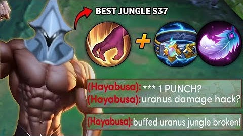 NEW META!! BUFFED URANUS JUNGLE IN SOLO RANKED GAME!? 100% OVER POWER!! (must try)