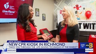 American Heart Association discusses new CPR kiosk in Richmond