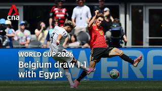 World Cup 2026: Belgium draw 1-1 with Egypt screenshot 1