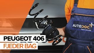 Sådan udskifter du Fjeder bag på PEUGEOT 406 GUIDE | AUTODOC