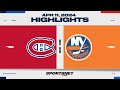 Nhl highlights  canadiens vs islanders  april 11 2024