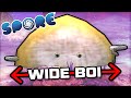 Making the widest creature in spore  the tale of wide boi