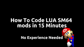 Celebrity Learn to make SM64 code mods in 15 minutes Profile