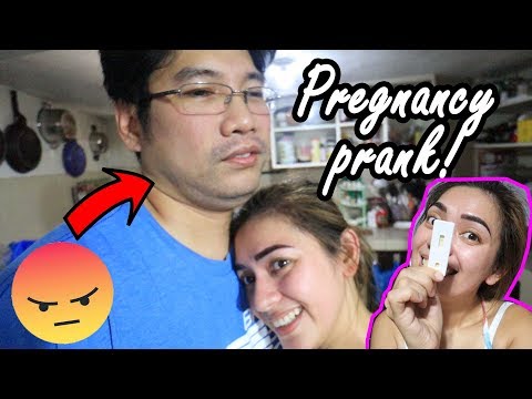 pregnancy-prank-on-husband!-(he's-mad)