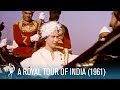 Queen Elizabeth II & Prince Philip: The Royal Tour of India Pt. 1 (1961) | British Pathé