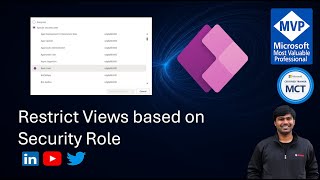 Restrict Views based on Security Role - Dataverse