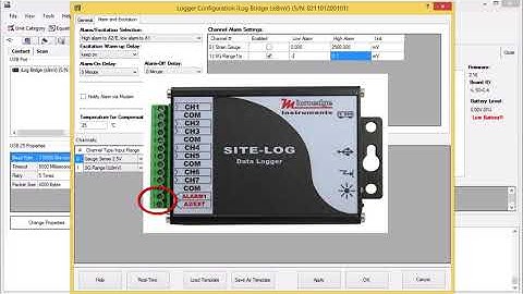 How to Configure Alarms for a Data Logger