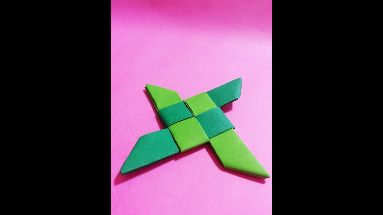 닌자표창접기 색종이 종이접기 ninja star origami youtube origami flower paper