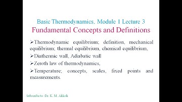 Basic thermodynamics Mechanical Engineering