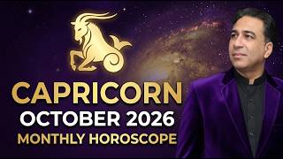 Capricorn October 2026 | Monthly Horoscope | Forecast and Predictions by Astrologer Haider Jafri