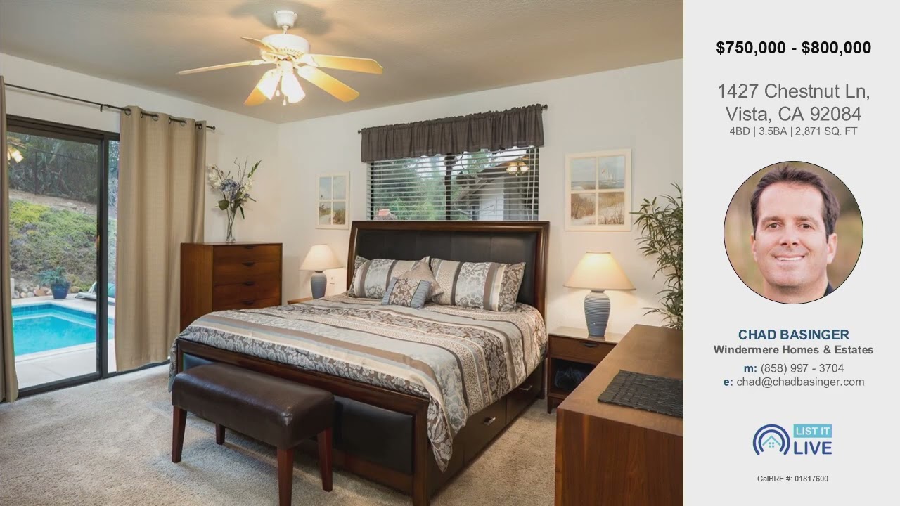 List It Live - 1427 Chestnut Ln, Vista, CA 92084