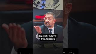 Logoyu bir tık büyüt diyen müşteri temsili :D #yeraltı  #tasarım #grafiktasarım @yeralti_tv