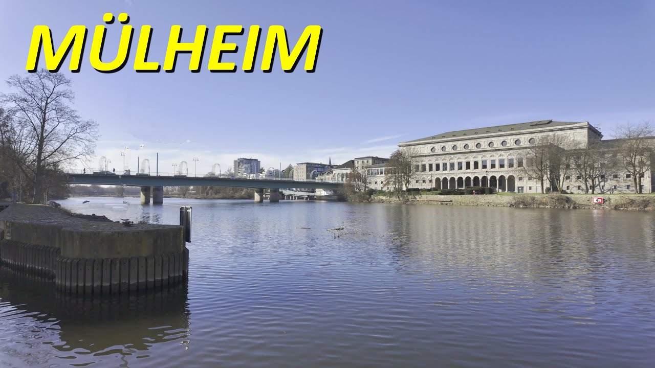 Mülheim walking 4K | Blauer Himmel Winter 2024/25
