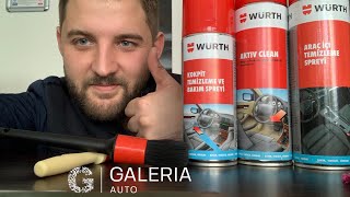 Galeria Auto/ Würth Aktiv Clean (aktif köpük) Araç İçi Temizleme Spreyi Kokpit Bakım Speryi Uygulama screenshot 1