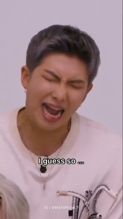 This is why RM doesn't have driving license lol😂🤣💜💜 #bts #rm #aim4ksubs