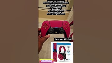 PlayStation 5 Gaming Headset +Gaming Controller Review Sunshine 9/29/2024.