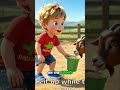 Adorable Goat Feeds Animals: Cute Moments Captured! #shorts