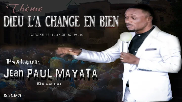 CULTE DE DIMANCHE LE 13 01 2018 THEME DIEU L A CHANGE EN BIEN