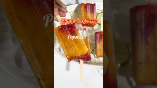 Mango Raspberry Tajin Popsicle Recipe popsiclerecipe makepopsiclesathome