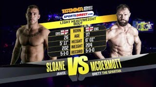 Bamma 25 Jamie Sloane Vs. Brett Mcdermott