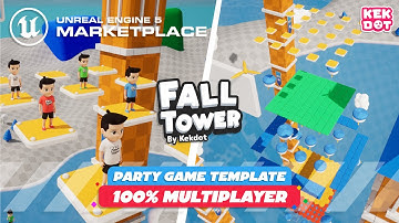 FallTower - Multiplayer Party Game Template - By Kekdot | Trailer | Unreal Engine 5 Marketplace