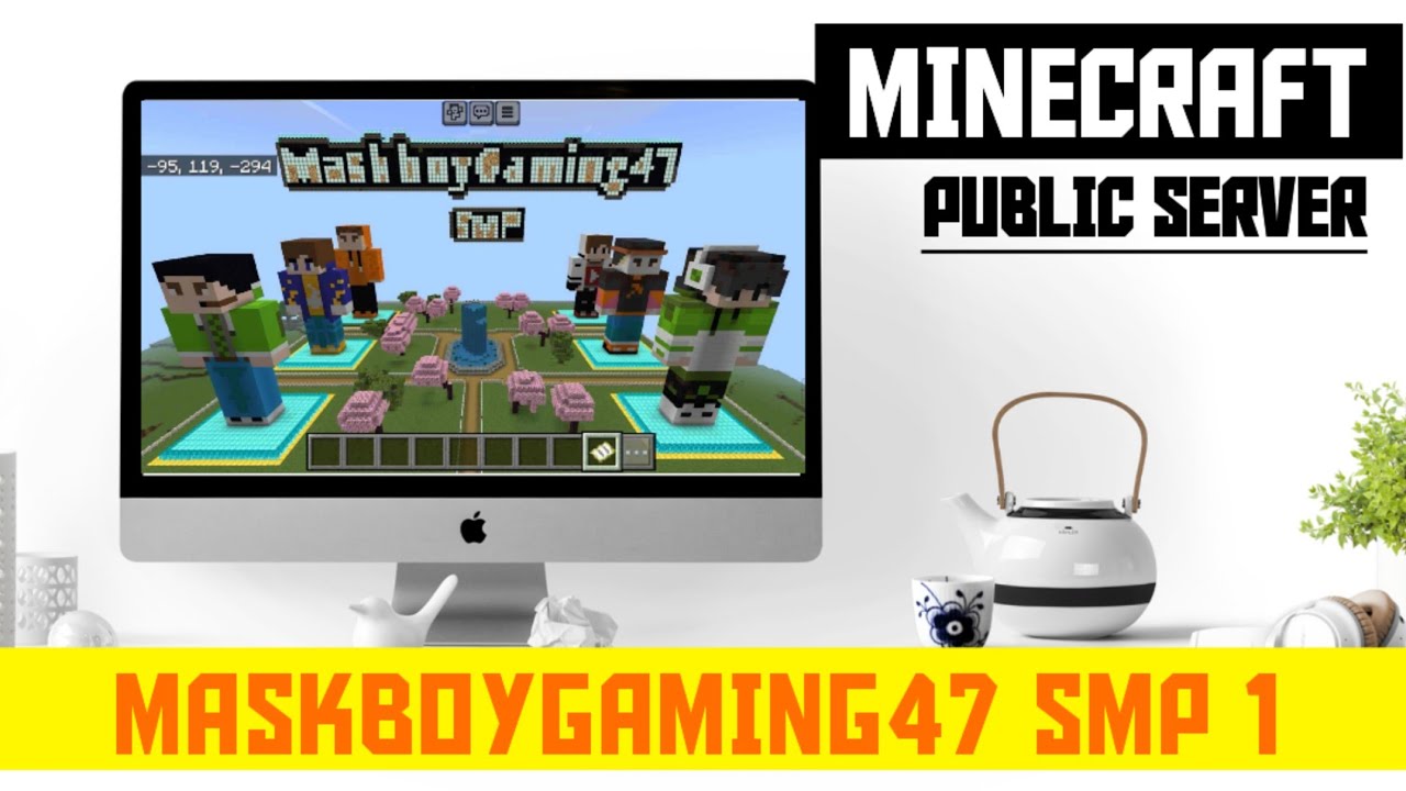 Smp 1|| Minecraft New Public minecraft server anyone can join|| Telugu 