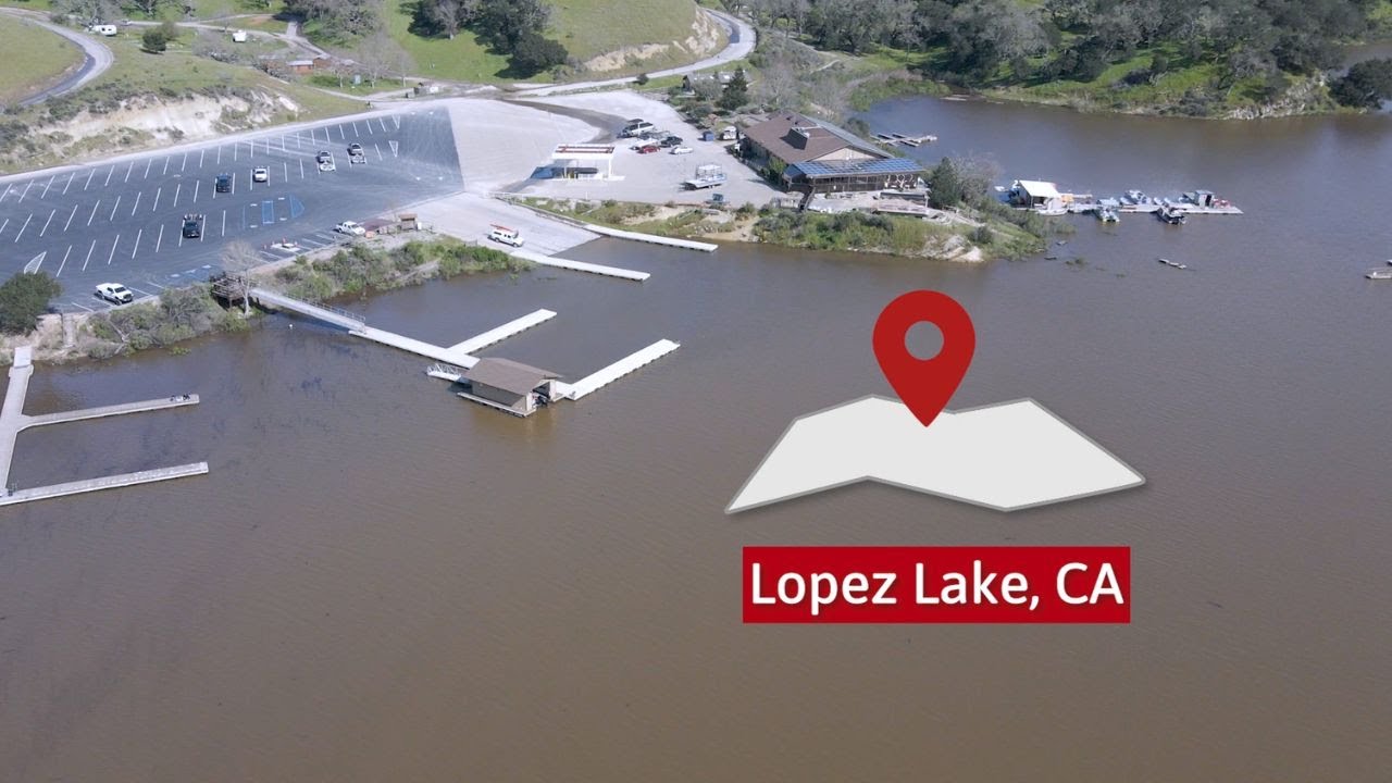 This lake was at 22 in December! Lopez Lake Water Level update YouTube
