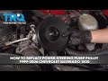 How to Replace Power Steering Pump Pulley 1999-2006 Chevrolet Silverado 1500
