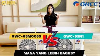 BAGUSAN MANA? GREE GWC-05MOO5S A DAN GREE GWC-05N1 AC SPLIT 1/2 PK STANDARD