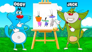 Jack Challenge To Oggy For Guess His Drawing | Rock Indian Gamer |
