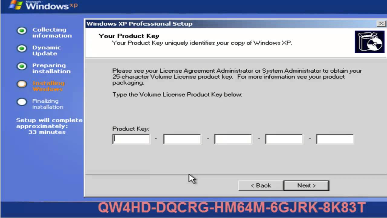 Update New How to install Win XP in Urdu