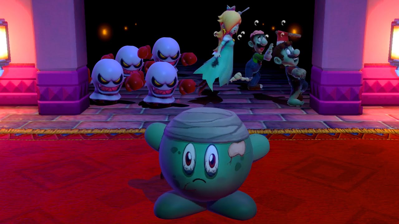 妖怪ウォッチ　大乱闘　ファミスタ　マリオメーカー　カービィー　戦闘中　マリオ スーパーマリオパーティ】カービィ Vs マリオ勢ガチ対決！勝敗を分けた