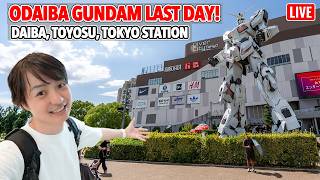 ODAIBA IS CHANGING! Last Chance to See Tokyo’s Giant Gundam Statue (Live)