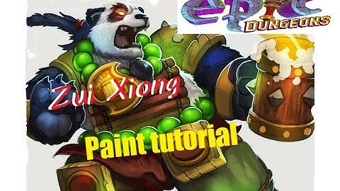 Tiny Epic Dungeons / Hero Zui Xiong How to paint video