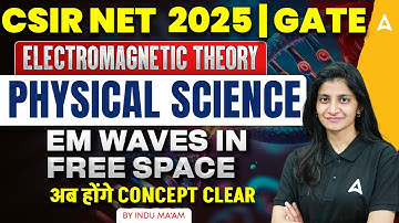 CSIR NET 2025 & GATE | Electromagnetic Theory -  EM Waves In Free Space | Physical Science |