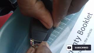URBAN CRUISER  REMOTE BATTERY REPLACEMENT METHOD
