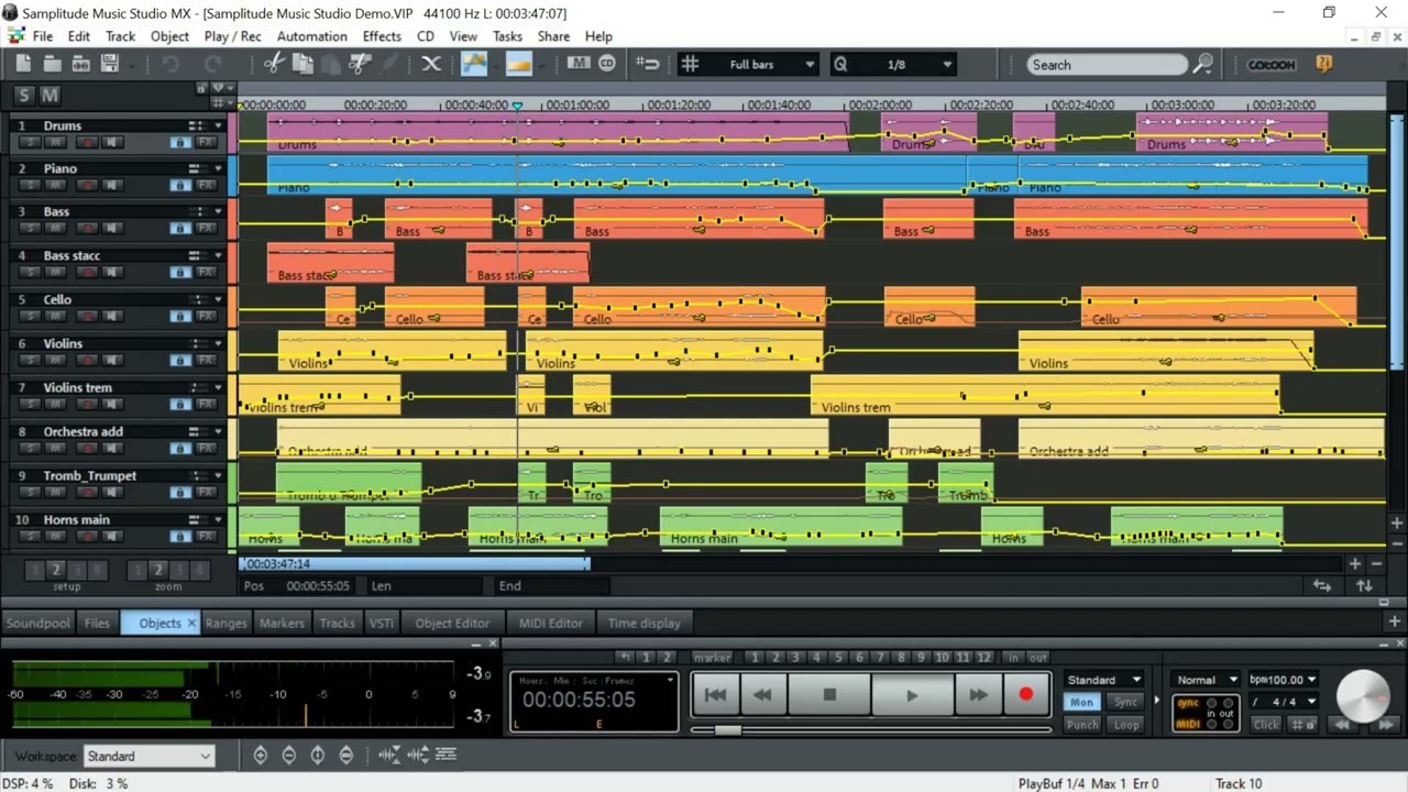 Samplitude Music Studio MX 2011