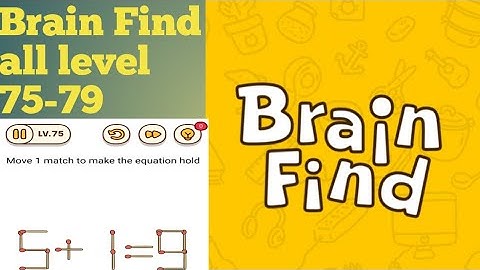 Brain Find all level 75 76 77 78 79 Gameplay walkthrough solution