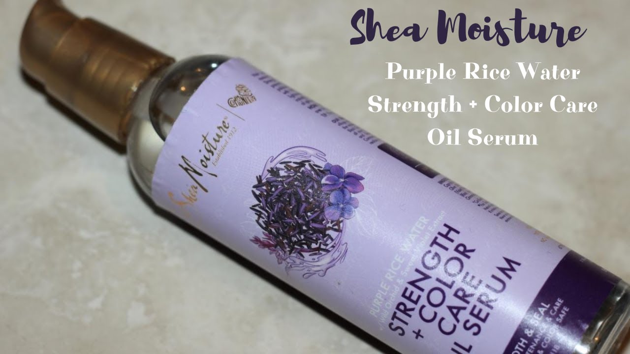 9. "SheaMoisture Purple Rice Water Strength & Color Care Shampoo" - wide 6