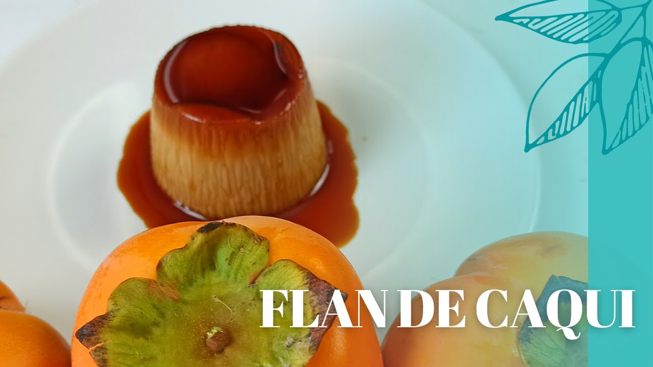 Flan de caqui en mambo | RECETAS MAMBO CECOTEC