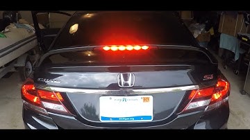 Third Brake Light Strobe Module Install (9th gen Civic SI)