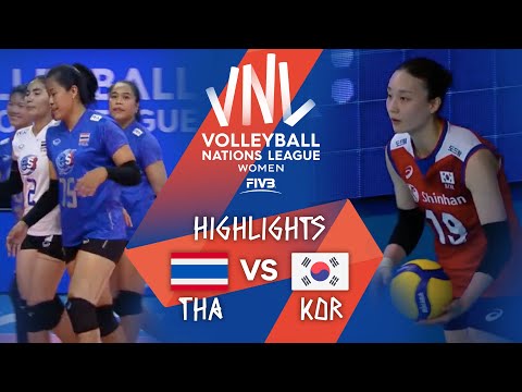 THA vs. KOR - Highlights Week 1 | Women's VNL 2021