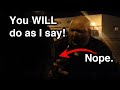Cop Flips Out, Shouts Unlawful Orders and Threatens with Illegal Arrest - Gets Sued