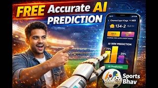 📲 Free AI Prediction App ⚡ No Login, No Subscription | Sports Bhav screenshot 2