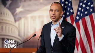 WATCH LIVE: Jeffries, House Democratic leaders hold briefing as shutdown reaches 22 days